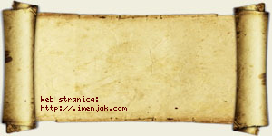 Vuk Debeljak vizit kartica